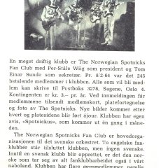 Spotnicks Fan Club